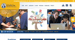 Desktop Screenshot of guadalupe-school.org