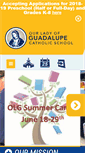 Mobile Screenshot of guadalupe-school.org